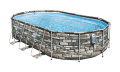 Bestway Power Steel™ pool oval 20.241 liter 